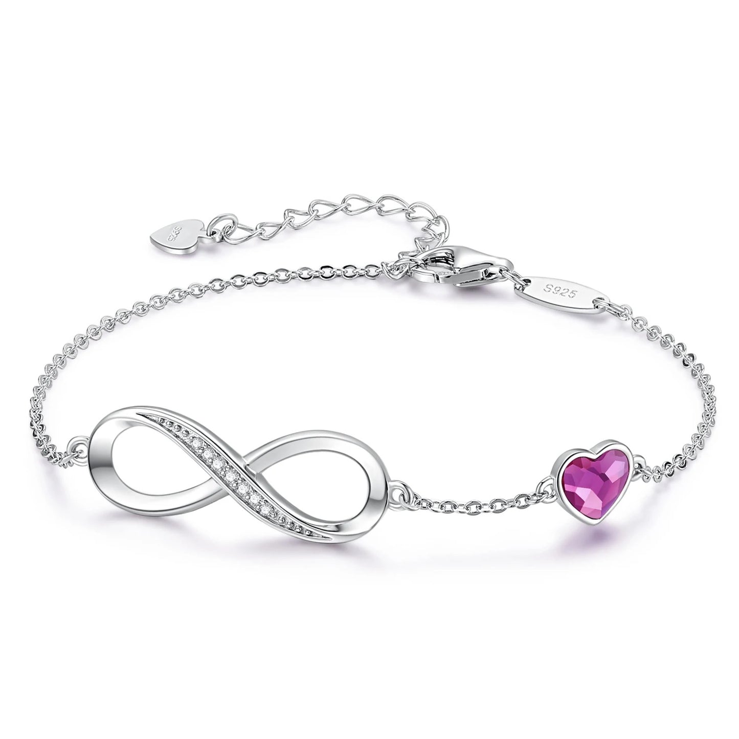 Bracelet ajustable Infinity Love