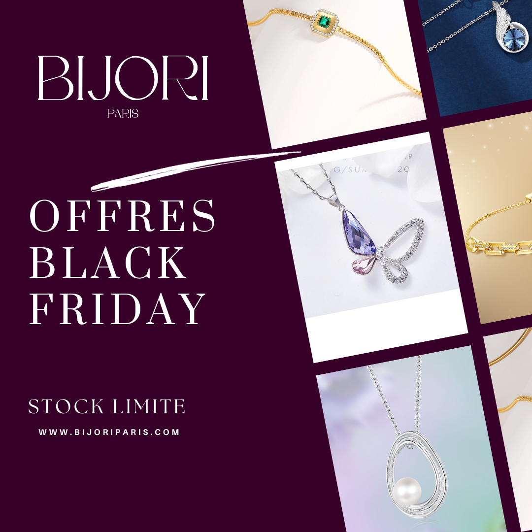 Black Friday BIJORI Paris : -40% sur des Bijoux Féminins Intemporels et Élégants