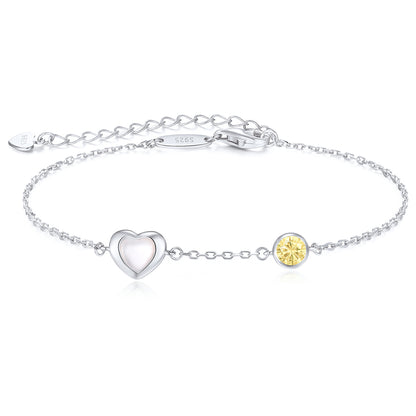 Bracelet romantique pierre Zircon