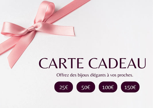 La Carte Cadeau Bijori Paris